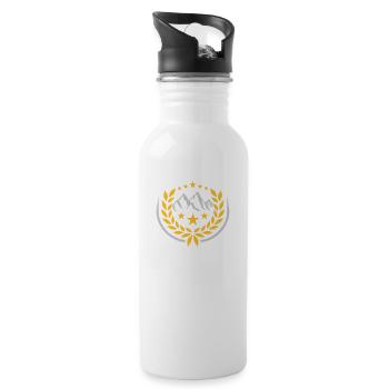 Coat of arms mountains - 20 oz Water Bottle - white - Right