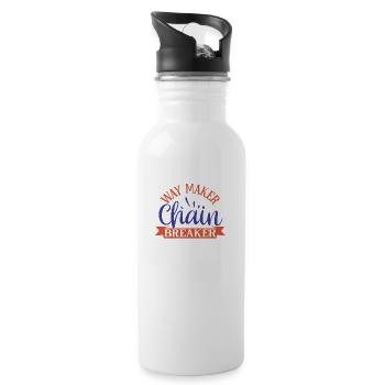 Way Maker Chain Breaker - 20 oz Water Bottle - white - Right