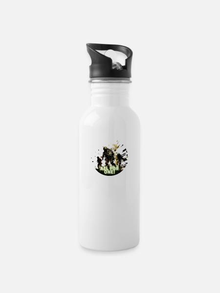 Team up! All for One! - 20 oz Water Bottle - white