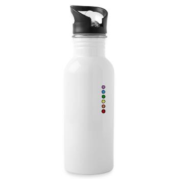 Funny Yoga Chakras Are Aligned Gift - 20 oz Water Bottle - white - Right