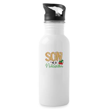 Son Of A Nutcracker - 20 oz Water Bottle - white - Right