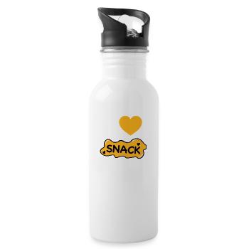 Snacking Lover Shirt Love Snack Tee Snacks Lover - 20 oz Water Bottle - white - Right