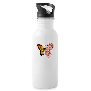 Spring. Spring break. Spring colors. Spring celebr - 20 oz Water Bottle - white - Right