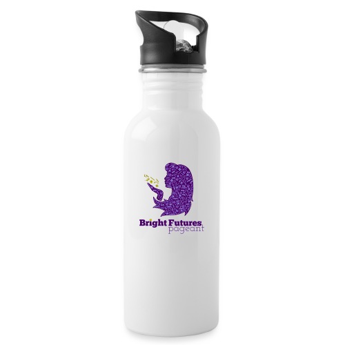 Official Bright Futures Pageant Logo - Water Bottle