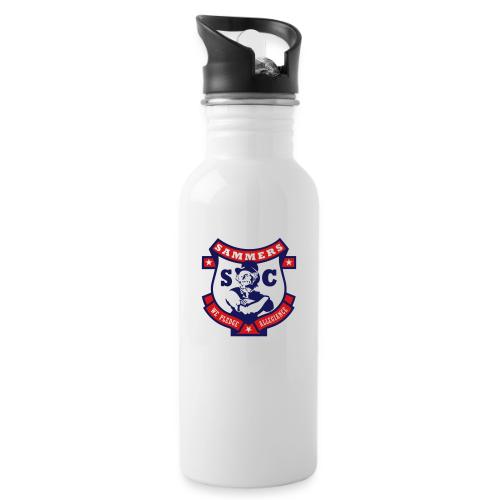 Sammers Logo EPS White - 20 oz Water Bottle