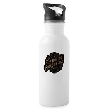 Gallery X Logo - 20 oz Water Bottle - white - Right