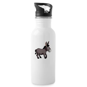 Donkey - 20 oz Water Bottle - white - Right