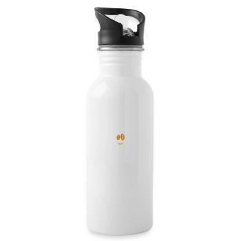 Booo Bat Ghost - 20 oz Water Bottle - white - Right