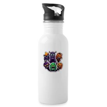 monsters - 20 oz Water Bottle - white - Right