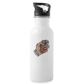 Brain Bomb - 20 oz Water Bottle - white - Right