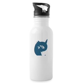 meen design - 20 oz Water Bottle - white - Right