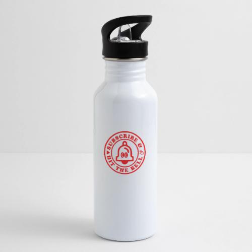 Subscribe Bell Red - 20 oz Water Bottle