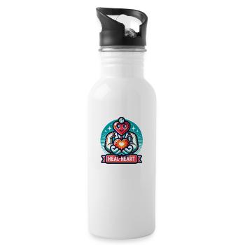 Healing Hands - 20 oz Water Bottle - white - Right