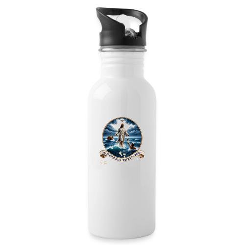 Walking On Water Faith T Shirt, Christian Miracle - 20 oz Water Bottle