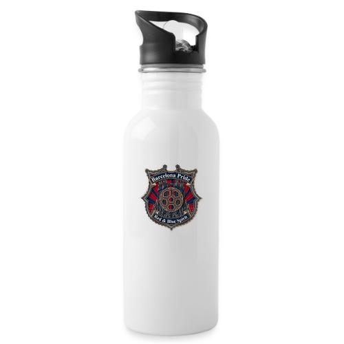 Barcelona Scarlet Pride T Shirt, Soccer City Gift - 20 oz Water Bottle