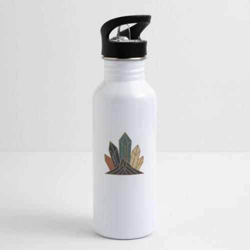Geology in 5 Crystal - 20 oz Water Bottle