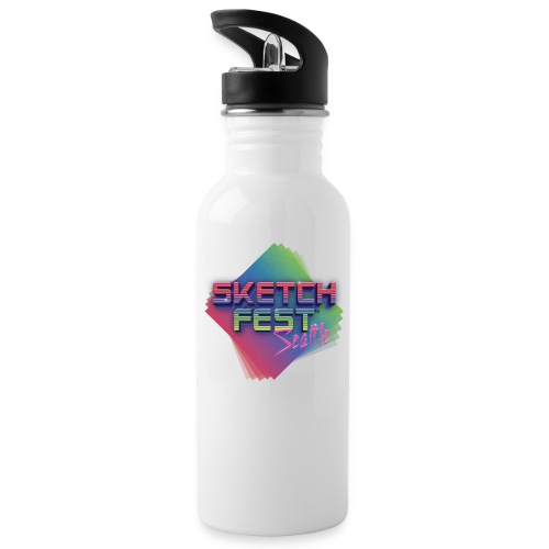 SketchFest2016 Tshirt 2500x2500 png - Water Bottle