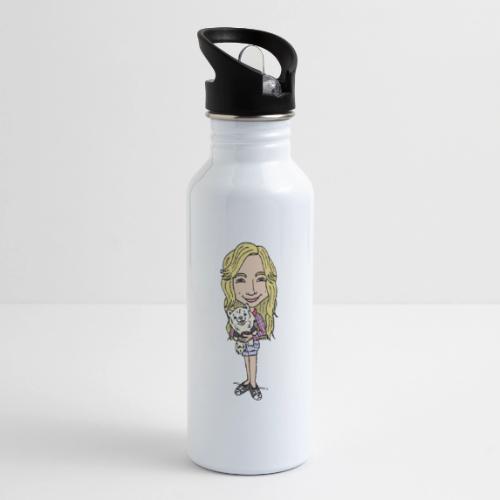 Jahnnalee and Gizmo the Chihuahua - 20 oz Water Bottle