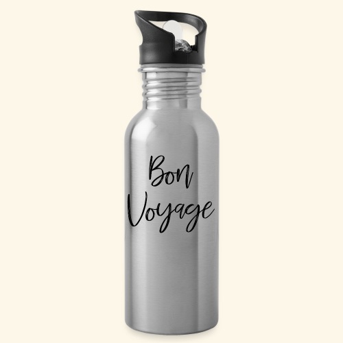 bonvoyageblacklarge - 20 oz Water Bottle