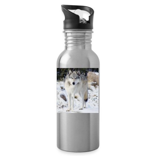 Canis lupus occidentalis - 20 oz Water Bottle