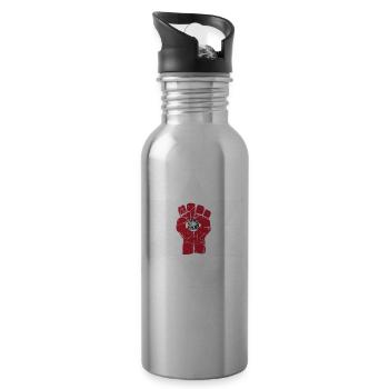Gonzo Sheriff Hunter S Thompson - 20 oz Water Bottle - silver - Right