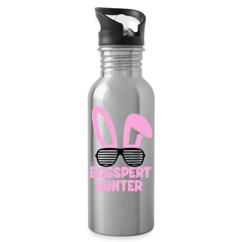 Eggspert Hunter Easter Bunny with Sunglasses - Water Bottle