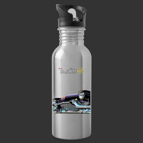 Dashboard Diner Logo With Car - Water Bottle