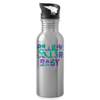 Billion Dollar Baby Grape Camo - 20 oz Water Bottle - silver - Right