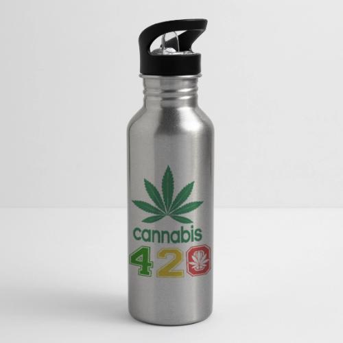 Light Hearted 420 Make It Legal Weed Marijuana - 20 oz Water Bottle