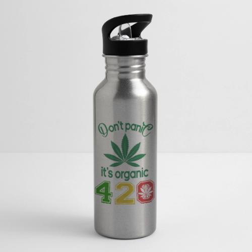 Joshing 420 Organic Herb Weed Marijuana Design - 20 oz Water Bottle