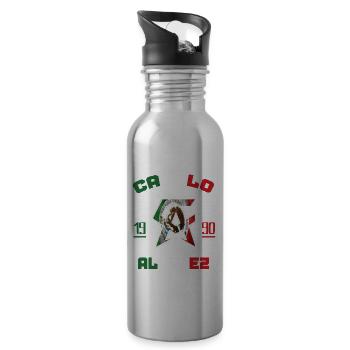 Canelo Alvarez - 20 oz Water Bottle - silver - Right