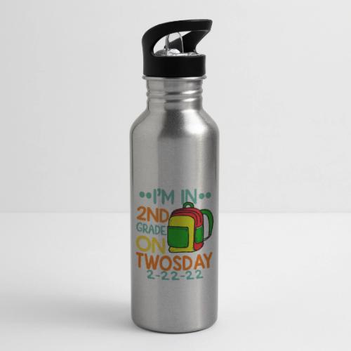 I'm 2nd Grade On Twosday 02-22-2022 Twosday 2022 - 20 oz Water Bottle