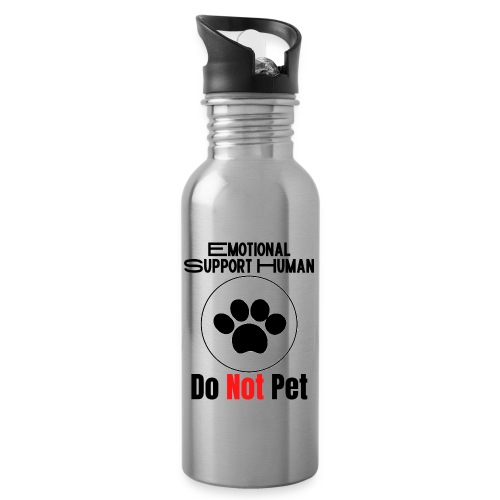 Emotional Support Human Do Not Pet Dog Service - Water Bottle