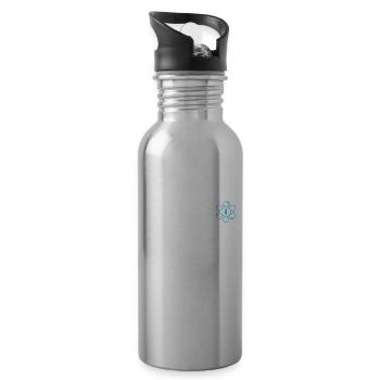 Atheist Atheism Anti Religion Securalism God Sucks - 20 oz Water Bottle - silver - Right