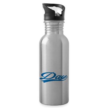 There Are No Friends On A Powder Day 3 - 20 oz Water Bottle - silver - Right