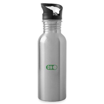 Web Developer Mode on - 20 oz Water Bottle - silver - Right