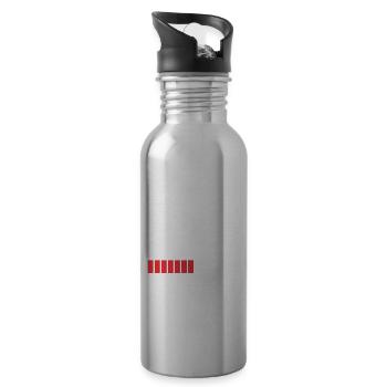 Dad Level Unlocked - 20 oz Water Bottle - silver - Right