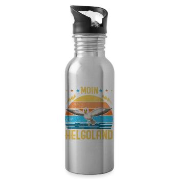 Lighthouse Baltic Sea Sylt Schleswig-Holstein - 20 oz Water Bottle - silver - Right