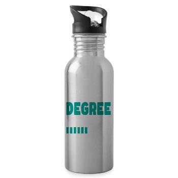Paramedic Degree Loading - 20 oz Water Bottle - silver - Right