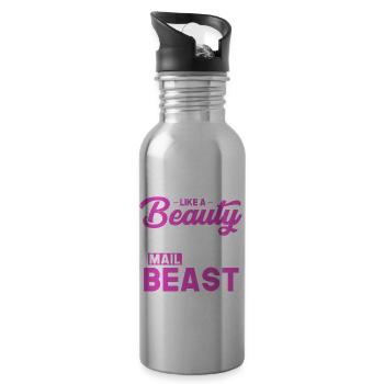 Postal Worker, Post Man - 20 oz Water Bottle - silver - Right