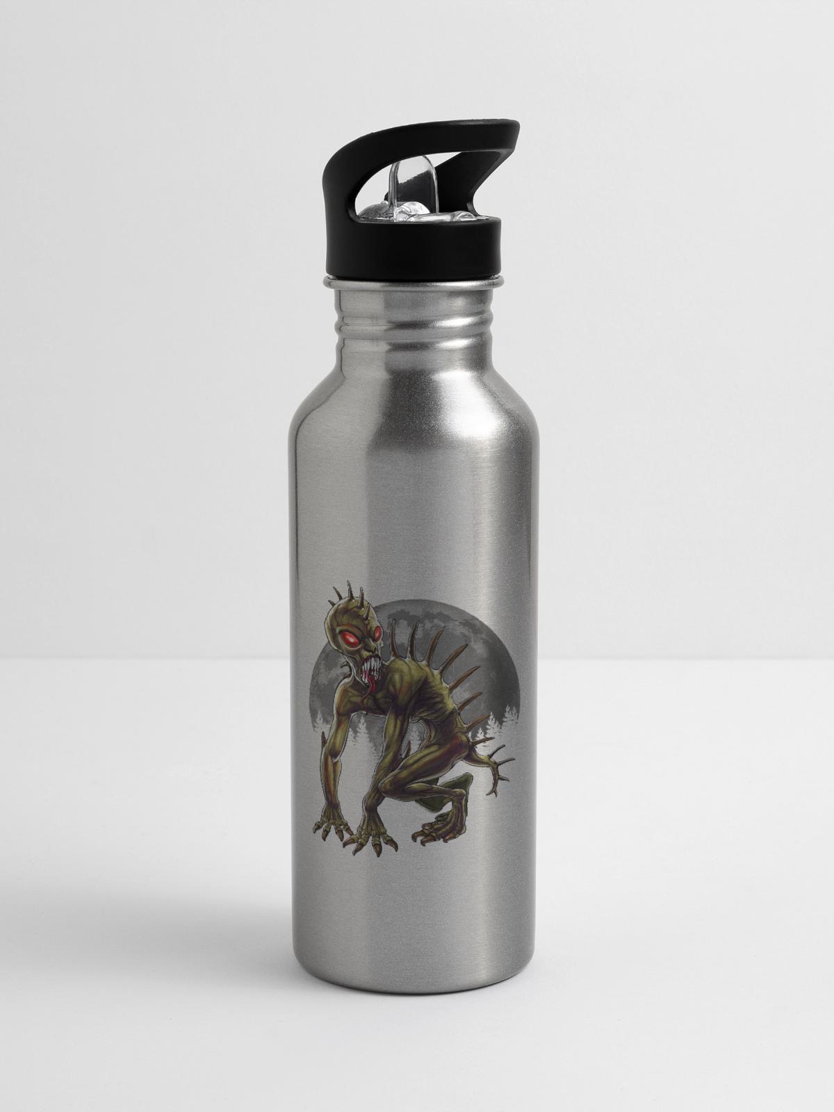Chupacabra - 20 oz Water Bottle - silver - Right