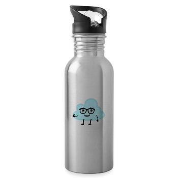 Weather Geek - 20 oz Water Bottle - silver - Right