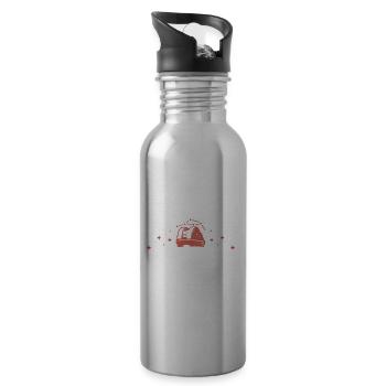 Astronomer Gift Astrology Telescope Astronomy - 20 oz Water Bottle - silver - Right