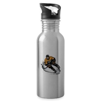 Joueur de hockey sur glace Gardien de but Bâton de hockey - Bouteille d'eau - argent clair - Droite