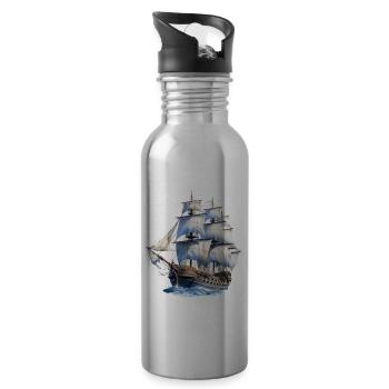 Sailing Sailing boat for a Sailor Captain - 20 oz Water Bottle - silver - Right