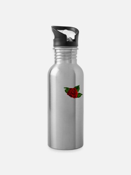 Free Palestine Free Gaza Palestine Flag Palestine - 20 oz Water Bottle - silver