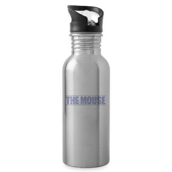The Mouse Whisperer Rodent Cheese - 20 oz Water Bottle - silver - Right