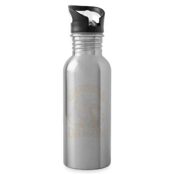 Renaissance Fair Outfit Medieval Ren Faire - 20 oz Water Bottle - silver - Right