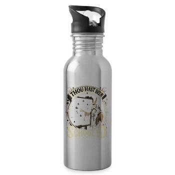 Renaissance Fair Outfit Medieval Ren Faire - 20 oz Water Bottle - silver - Right