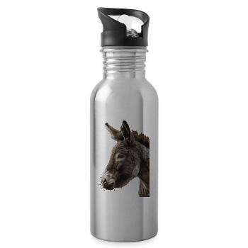 Donkey - 20 oz Water Bottle - silver - Right